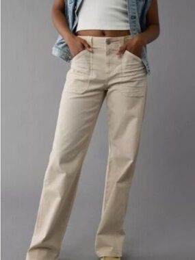 NWT AE Stretch High-Waisted Stovepipe Pant - Size 10